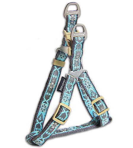 Touchdog 'Shape Patterned' Tough Stitched Dog Harness and Leash