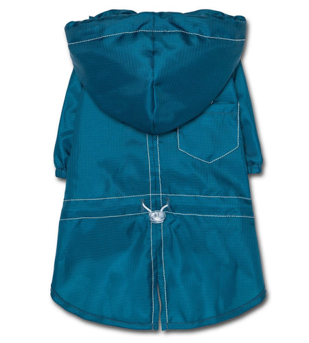 Touchdog Split-Vent Designer Waterproof Dog Raincoat
