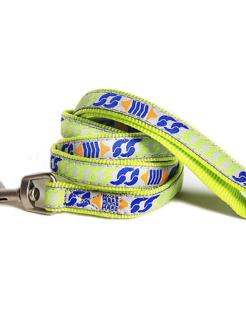 Load image into Gallery viewer, Touchdog Tough Stitched Durable Embroidered Collar and Leash - Yellow
