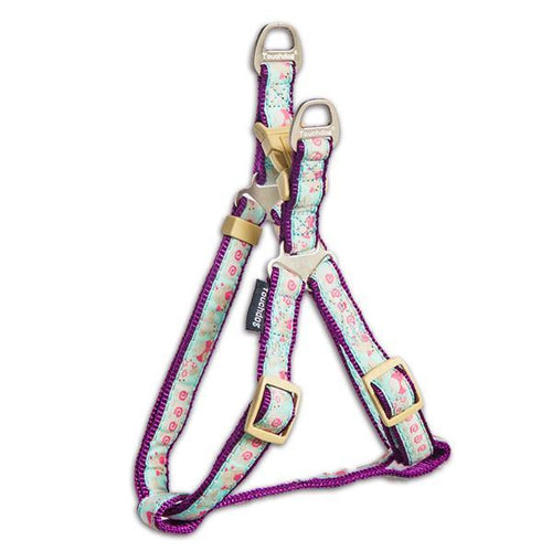 Load image into Gallery viewer, Touchdog Tough Stitched Durable Embroidered Leash and Harness - Blue
