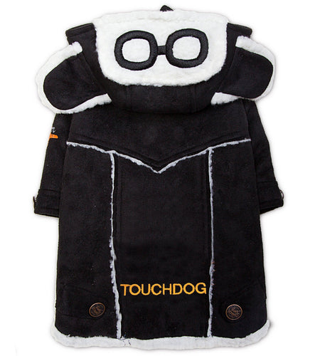 Touchdog 'Tuskegee' Aero-Vintage Designer Fashion Winter Dog Coat