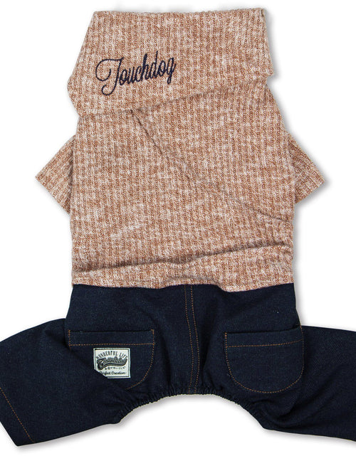 Load image into Gallery viewer, Touchdog Vogue Neck-Wrap Full Body Fashion Dog Sweater Outfit
