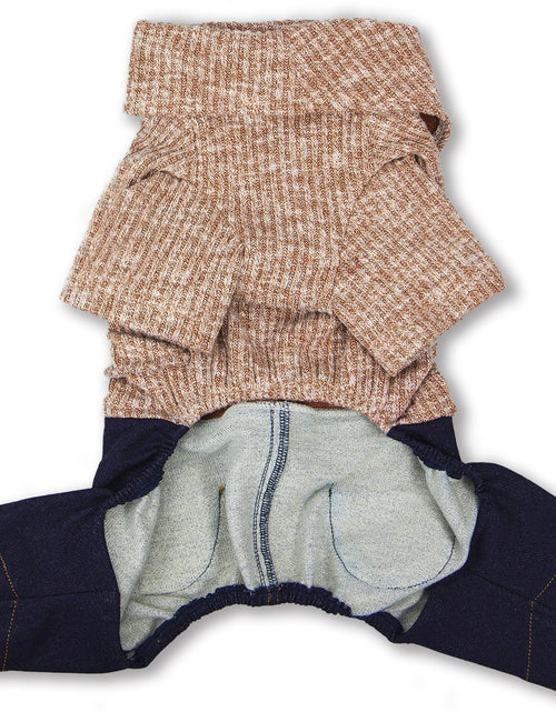 Load image into Gallery viewer, Touchdog Vogue Neck-Wrap Full Body Fashion Dog Sweater Outfit
