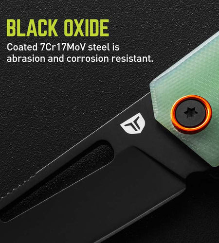 TRUE TRU-FMK-1035 BERM Cleaver Flipper Medium with Natural G10 Handle
