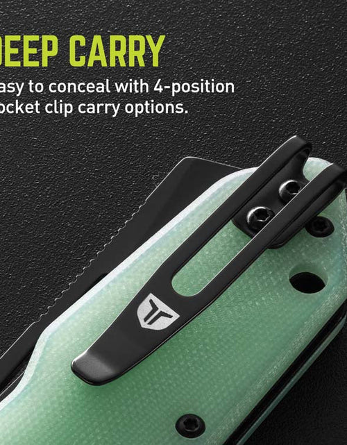 Load image into Gallery viewer, TRUE TRU-FMK-1035 BERM Cleaver Flipper Medium with Natural G10 Handle
