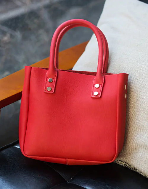 Load image into Gallery viewer, Handmade Soft Leather Commuter Shoulder Bag

