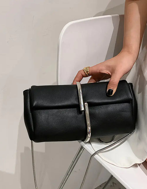 Load image into Gallery viewer, Chain PU Leather Crossbody Shoulder Bag
