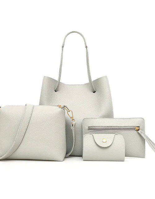 Load image into Gallery viewer, Fashionable 4-Piece Bucket Tote Bag Set (New Arrival)
