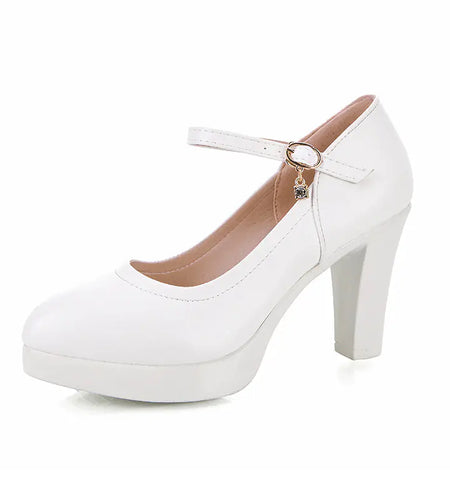 Pointed Toe Chunky Heels for Women