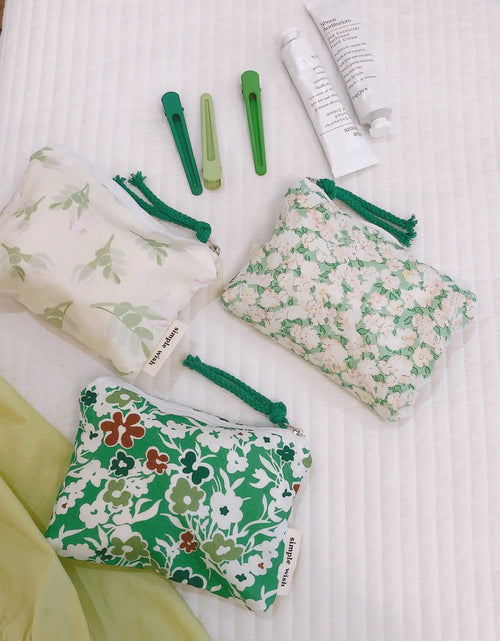Load image into Gallery viewer, Women's Cosmetic Bag and Coin Purse Holder
