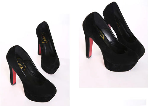 Load image into Gallery viewer, Princess High Heels - Stylish Chunky Platform Shoes
