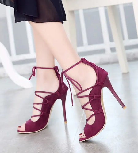 Roman High Heel Peep Toe Sandals