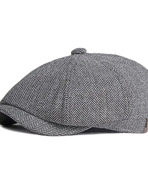 Load image into Gallery viewer, British Retro Octagonal Hat for Men’s Leisure Wear

