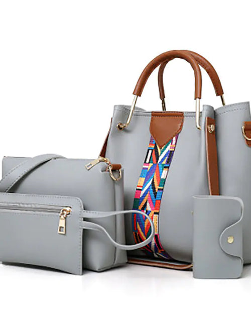 Load image into Gallery viewer, Fashionable Women's Handbag Set with Shoulder Bag (4 Pcs)
